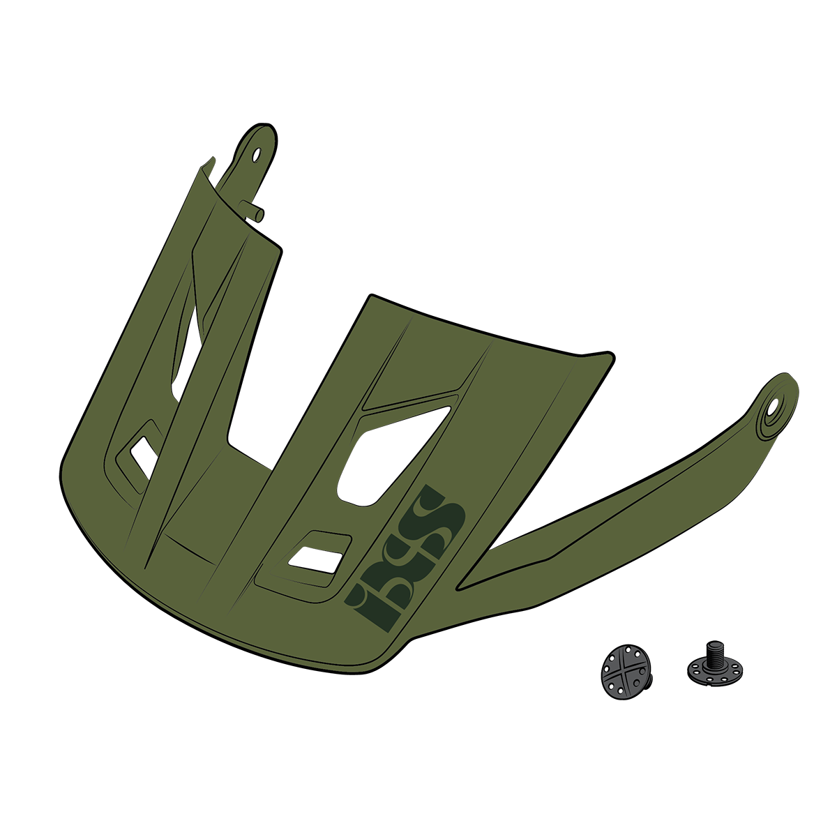 IXS Trigger AM Visor + Pins